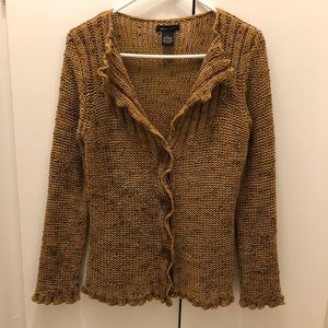 BCBG MAXAZRIA knit multicolor cardigan